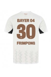 Fotbalové Dres Bayer Leverkusen Jeremie Frimpong #30 Venkovní Oblečení 2024-25 Krátký Rukáv